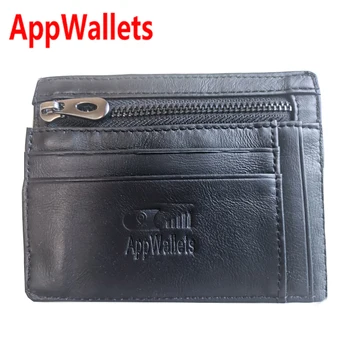 AppWallets Privezak za ključeve od automobila od prave kože, torbica za ključeve od automobila, Metalna Kuka i Privjesak za ključeve, Torba na munje
