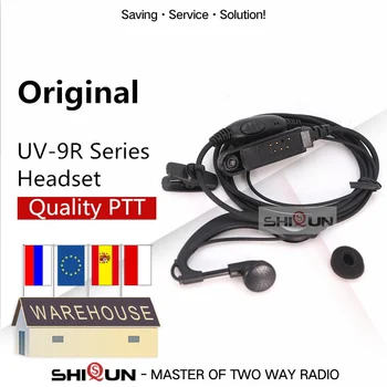 Baofeng Prijenosni prijenosni radio PZR Slušalice za UV-9R Pro Dmr Amaterka radio UV-9R UV-XR UV-9R Plus BF-9700 BF-A58 GT-3WP BF-A58 UV-5R Slušalica