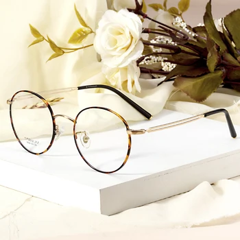 BCLEAR Vintage Okrugli Okvira Za Naočale Retro Ženske Rimless Za Naočale Od Čistog Titana Marke Dizajnerske Kvalitetne Naočale