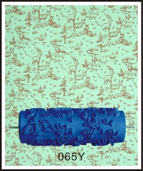 besplatna dostava 5 cm plave gumene zidni dekorativni slika jastuk, dekorativni zidni slika valjak bez drške 065Y