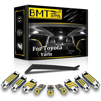 BMTxms Canbus Komplet Led Kit Unutarnja Rasvjeta Za Toyota Yaris 2005 2006 2007 2008 2010 2012 2013 2014-2020 Pribor Za Limuzine
