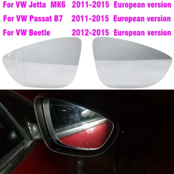 Bočno Ogledalo Staklo Za VW Jetta 6 MK6 CC Passat B7 Model EU 2011-2017 Auto-Stil Bočna Vrata s Grijanim Bočno Ogledalo staklo