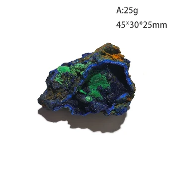 C4-4K100% Prirodni Азурит Malahit Uzorak Mineralnih kristala iz provincije Anhui, Kina