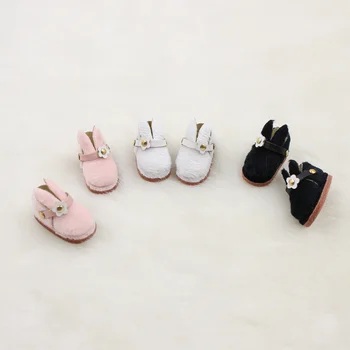 Cipele za lutke 1/6 Blyth, od samta cipele slatka rabbit, 3,3 cm, 3 boje, pogodna za zglobove, Besplatna dostava