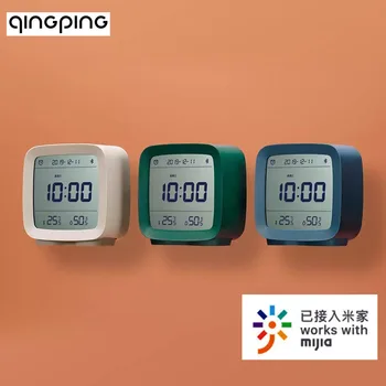 Cleargrass Qingping Bluetooth Alarm Temperatura Vlažnost LCD Podesivi noćno svjetlo Radi S APLIKACIJOM Mijia