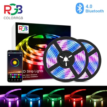 ColorRGB, trake Led Svjetla RGB, Aplikacija za Upravljanje Promjenom Boja Led Traka 5050 SMD RGB s радиочастотным daljinskim upravljačem za prostor, zurke