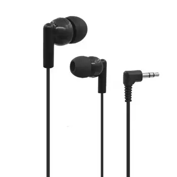Crna Solidne 3,5 mm Neto Bas Slušalice Slušalice Prijenosni Liner Dobar Zvučni Efekt za Glazbu