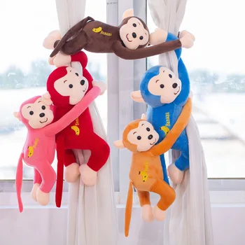 Crtić Majmun Pliš Igračku Гиббон Majmun Zavjese Četkica Mekana Lutka Od Samta Duge Ruke Majmun Za Djevojke Dječji Poklon Za Valentinovo