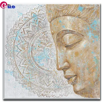 Diamond Mozaik Komplet Mandala Buda Inspirirana Slika Zen Meditacija je Ukras Kuće 5d Diy Diamond Slikarstvo Zidne Naljepnice