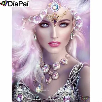 DIAPAI 5D DIY Diamond slikarstvo 100% Puni trg/Kružna Bušilica 