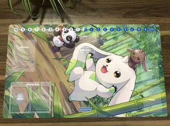 Digimon Duel Playmat Terriermon Veemon Shopping Card Igre Mat DTCG CCG podloga Za Miša Stolni Mat TCG Igra Mat i Kartaške Zone Besplatna Torba