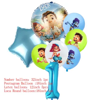 Disney Luca Balon Prijateljstvo Roba Za Party U Čast Rođenja Jednokratnu 32 inča broj Duša Djeteta Dekor Dječja Soba Za Djevojčice I Dječake Dar Faovr