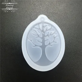 DIY silikonske smole oblika stabla oblik šećer obrt ukras torta alat za ručne epoksidna smola, nakit privjesak kalup