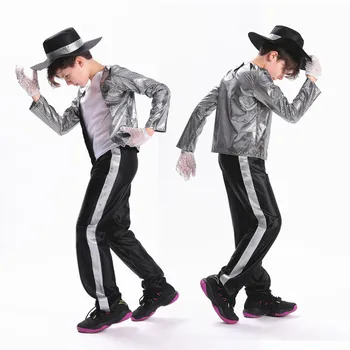 Djeca Dječaci Rođendan Karnevala Michael Jackson Cosplay Odijelo Superstar Pjevačica Plesne Kostime Tematski Smještaj Haljina