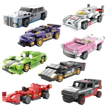 Dječak dar je dar za rođendan gradivni blokovi poznata serija automobila EVO supercar F1 utrke dječji autić gradivni blokovi