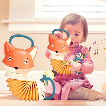 Dječje Glazbene Igračke Lisica Harmonika Dječja Igračka Crtani Harmonika Igračka Glazbeno Obrazovanje Harmonika Igračke Montessori Razvojne Igračke