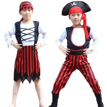 Dječje Kape Kapetana Pirata Na Halloween Kostime Za Косплея, Odmor za Tijelo, Za Mlađe Dječake i Djevojčice, Božićno Odjeveni Odjeća, Dječje S-2XL