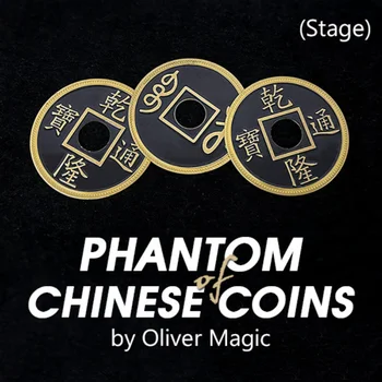 Duh kineske novčiće (Scena) Oliver Magic 55 mm Парлар Trikove Trik Profesionalni Mađioničar Iluzije Magija Rekvizite