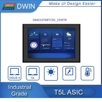 DWIN 15,0-inčni LCD modul 1024 * 768, IPS zaslon s zaslon osjetljiv na dodir, Težak ESP32 - DMG10768T150