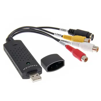 EasyCap USB 2.0 Audio Video Converter VHS u DVD CVBS Adapter za snimanje Kartica S-VIDEO