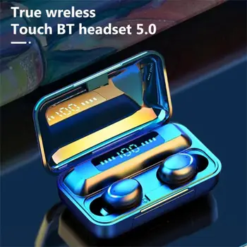 F9-5c Tws Bežične Bluetooth kompatibilne slušalice 5.1, Sportski Vodootporne Slušalice, Glazbene slušalice koje su Kompatibilne s iPhone, Ipad, Android