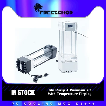 FREEZEMOD AIO Pumpa + Rezervoar kit je integriran S Temperaturnim Ekranom VA LCD zaslon Temperatura Spremnik Za Vodu Kombinirani PUB-FS6WX