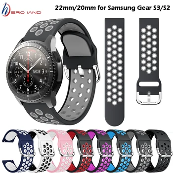 Gear S3 Remen Za Samsung Galaxy Watch 46 mm 42 mm/Active S2/Sportski Mekana Silikonska Narukvica Amazfit Bip Remen 20 mm 22 mm Remen Za sat