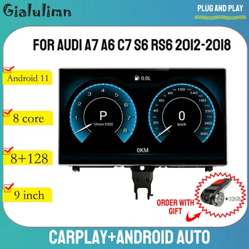 Gialulimn Za Audi A6 S6 A7 C7 RS7 RS6 S7 2012 2018 Android 12 Auto Radio Media Stereo player carplay GPS Navi 9 Inča auto