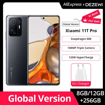 Globalna verzija Xiaomi 11T Pro 128/256 GB 108 Mp Kamera Snapdragon 888 120 Hz 6,67 