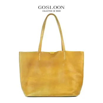 GOSLOON-H7 2022 Ženska torba originalni dizajn, Velika prostrana putnu torbu, Kožna casual moda luksuzna branded torba na rame