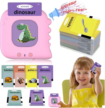 Govore Flash kartice, Edukativne Igračke za Djecu 1, 2, 3 godina, Džepni Rječnik s 224 Riječima, Edukativne Igračke za Djecu