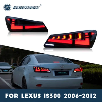 HCMOTIONZ Auto-Stil Stražnja Svjetla za Lexus IS250 IS350 ISF 2006-2013 Pokretanje Animacije DRL svjetla, Stražnja Svjetla U Prikupljanju Pribor