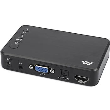 HDD media player 1080P, USB Eksterni Hdd media player S Podrškom za VGA SD MKV H. 264 RMVB, WMV Reproduktor Za Automobil HDDK6