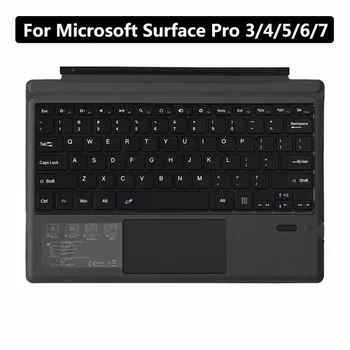 High-end bežični tablet Microsoft Surface Pro 3/4/5/6/7, kompatibilan s Bluetooth 3.0, tipkovnica tableta igraća tipkovnica za laptop