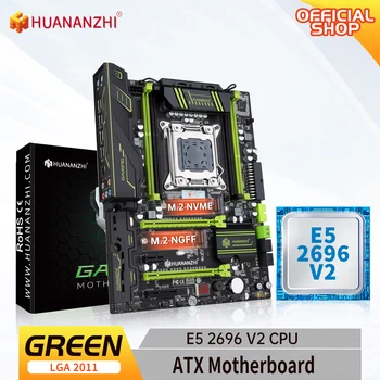 HUANANZHI GREEN 2.49 LGA 2011 matična ploča s Intel XEON E5 2696 v2 može koristiti u kombinaciji kit DDR3 memorije NVME M. 2 SATA USB3.0