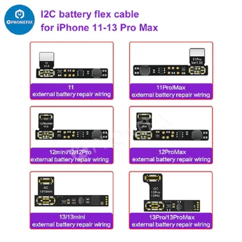 i2C BR-11 13 Korektor podataka baterije, Fleksibilan kabel za popravak baterija 100% Ispravci upozorenja o ne-Pravi Baterija za iPhone 11-12 Pro max
