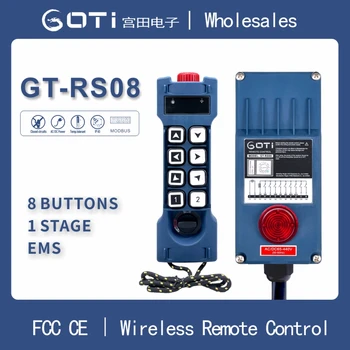 Industrijski Bežični daljinski Upravljač GT-RS08 8 tipki brzine 18-65 U 65-440 U UHF za Nadzemni iz slavine umjesto F24-8S F23
