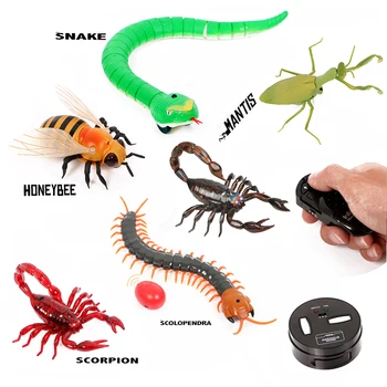 Infracrveni Daljinski Upravljač Životinja, Insekata Igračke Simulacija zmija pčela, Elektronski robot igračka za mačke i psi, Halloween Vicevi, Smiješne Igračke