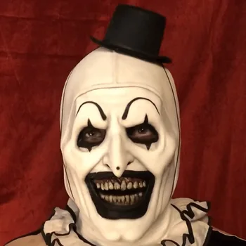 Joker Lateks Maska Strašan Umjetnost Klauna Cosplay Maske Užas Full Kacigu Za Lica Kostime Za Halloween Pribor Karneval Večernje Rekvizite