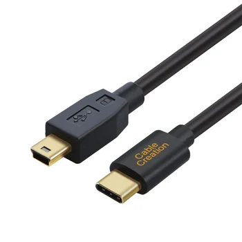 Kabel za Mini USB-USB-C, USB Kabel C-Mini B za GoPro Hero 3 +, kontroler, PS3 i uređaja Mini B.