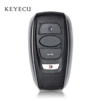 Keyecu Smart Remote Automobilski Ključ u obliku Školjke Torbica 4 Gumba za Subaru BRZ WRX STi Outback Limited Legacy XV Crosstrek