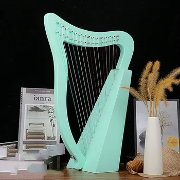 Kineski 19 Струнная Pro Harfa Lira Posebna Drvene Dječje Harfa, Tradicionalni Minijaturni Alat Glazbeni Intrumentos Mucicales