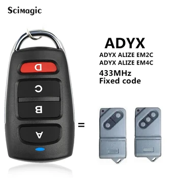 Klon ADYX ALIZE EM2C EM4C Vrata Promiče daljinski Upravljač 433 Mhz 433,92 Mhz Baterija s fiksnim kodom Uključuje