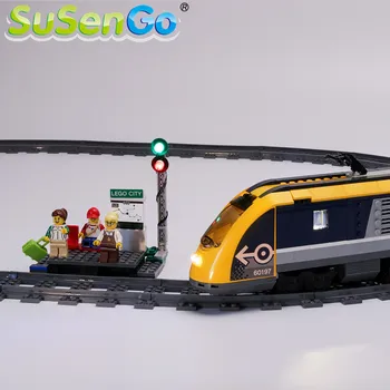 Komplet led žarulje SuSenGo za putnički vlakovi serije 60197 City, kompatibilnog s 02117 11001, BEZ modela