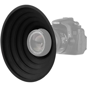 Konačni anti-stakleni антибликовый silikon sklopivi objektiv za snimanje fotografija bez razmišljanja Video za objektiv fotoaparata Nikon Canon