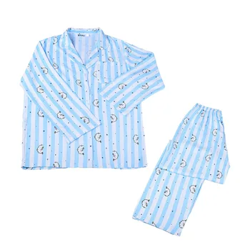 kpop bangtan dječak slatka crtani pidžama serije Slatka Чиби Kit Kućne Odjeće Crtani Slatka Pidžama Set Top Korejski Pidžama Kostimi