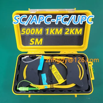 Kvalitetan SC/APC-FC/UPC 500 METARA 1 km 2 km SM Fiber-Optički OTDR Kabel za pokretanje SC APC za FC UPC