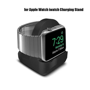 Kvalitetan Silikonski Držač za Punjenje Pametnih Sati za Desktop Pohranu iwach Base Apple Watch 7 Series 6 5 4 3 Postolje za Zaslon