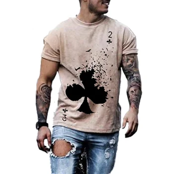 Ljetna nova muška t-shirt оверсайз u stilu hip-hop sa kratkim rukavima u stilu харадзюку, majica sa 3D ispis, muški pulover okruglog izreza, top, быстросохнущ...