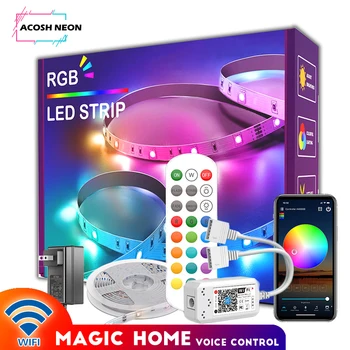 Magic Home pro wifi rgb trake svjetla s daljinskim upravljanjem 20 M 65,6 ft 12 bežični Difuzno Svjetlo za spavaće sobe domaći božićni strop